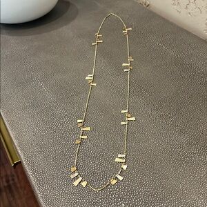 Kendra Scott designer Gold  Necklace with Charms and Thin Chain